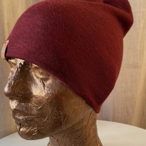 lasten pipo viininpunainen